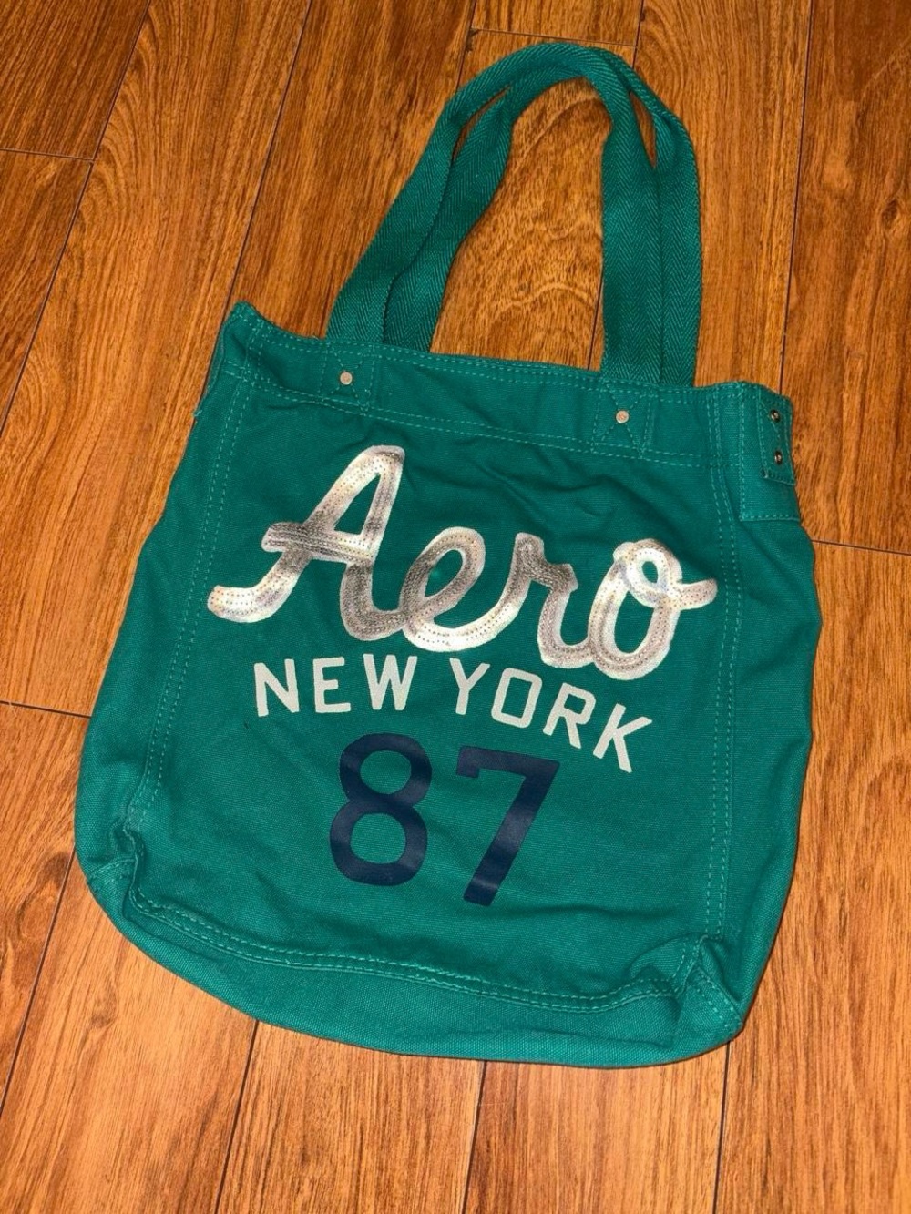 Vintage Y2K Aeropostale tote bag with sequins